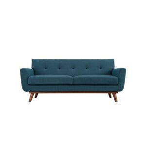 Long Sofa Fabric In Blue Navy Color